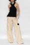 Off-White Broek met wijde pijpen Beige - Thumbnail 7