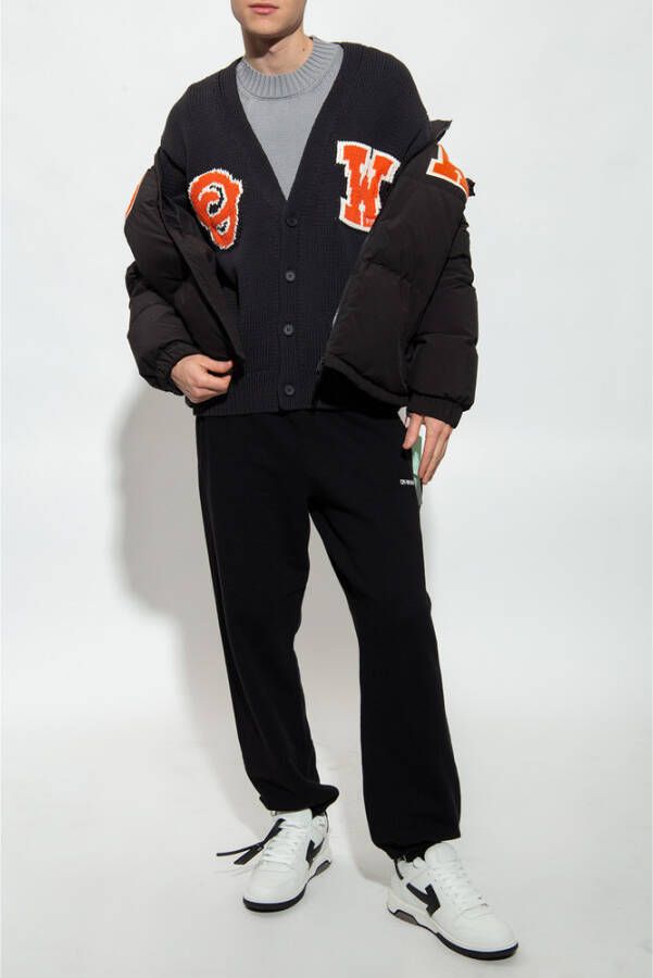 Off-White Intarsia vest Zwart - Foto 6