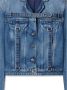Off White Blauwe Denim Jack met Riemdetail Blue Dames - Thumbnail 4