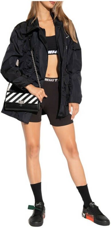 Off-White Shorts met logoband Zwart - Foto 8