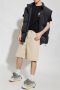 Off White Wave Off Canvas Utility Short Beige Heren - Thumbnail 4