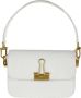 Off White Witte schoudertassen zonder patroon White Dames - Thumbnail 7