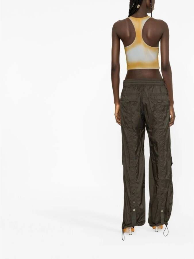 Off-White Top met gerafeld-effect Grijs - Foto 2