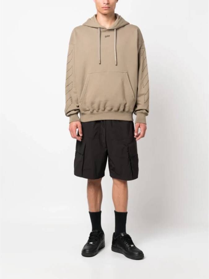 Off White Stijlvolle Kleding voor Mannen en Vrouwen Bruin Heren