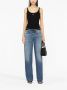 Off White Zwarte mouwloze shirt met Off-stempelprint Black Dames - Thumbnail 2