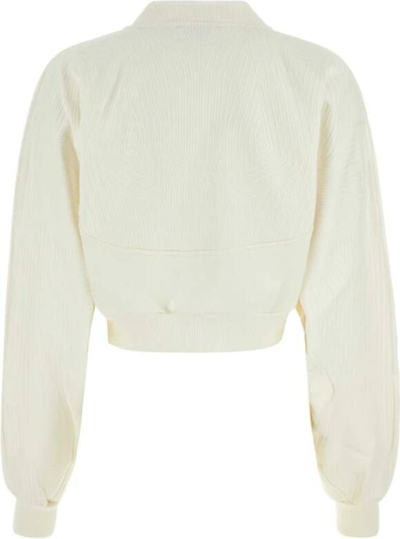 Off White Sweatshirt Wit Dames