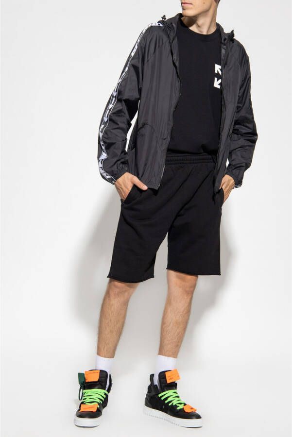 Off-White T-shirt met logo Zwart - Foto 5
