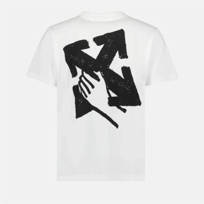 Off White T-shirts Wit Heren