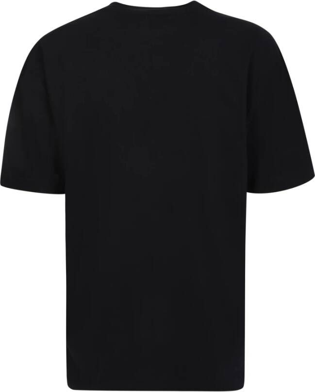 Off White Zwart Ronde Hals T-Shirt voor Vrouwen Zwart Dames