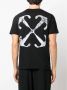 Off White Zwart Logo Katoenen T-shirt met Ronde Hals Black Heren - Thumbnail 2