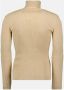 Off-White Geribbelde coltrui Beige - Thumbnail 8