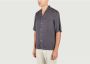 Officine Générale Short Sleeve Shirts Blauw Heren - Thumbnail 2