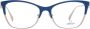 Omega Blauwe Dames Optische Monturen Blue Dames - Thumbnail 2