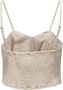 Only Beige Mouwloze Cami Relaxte Pasvorm Top Beige Dames - Thumbnail 2