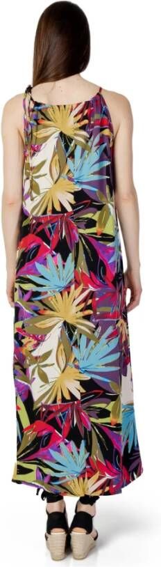 Only Bloemen Mouwloze Jurk voor Vrouwen Rood Dames
