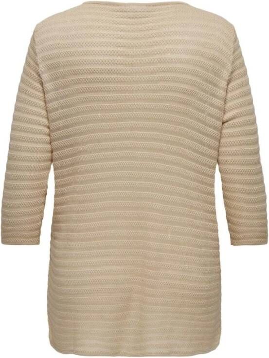 Only Carmakoma Cardigans Beige Dames