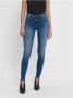 ONLY high waist skinny jeans ONLFOREVER medium blue denim - Thumbnail 10