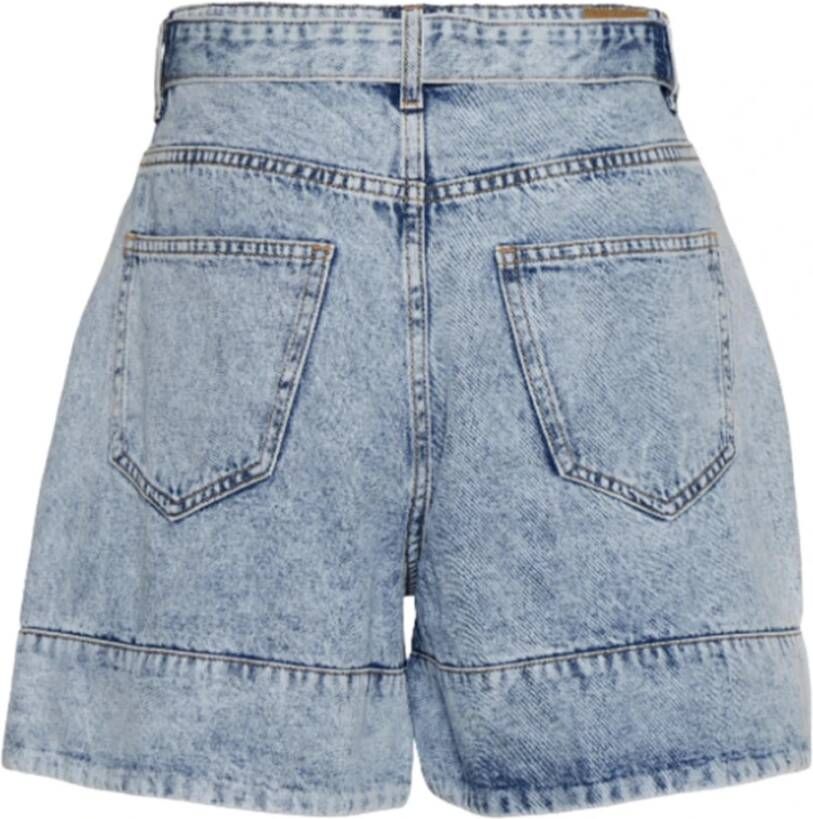 Only Denim Shorts Blauw Dames