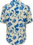 Only & Sons Lichtblauw Gekleurde Shirt voor Mannen Blue Heren - Thumbnail 2
