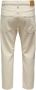 Only & Sons Witte katoenen jeans met rits en knoopsluiting White Heren - Thumbnail 2