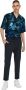 Only & Sons Linus Crop Lin broek Blauw Heren - Thumbnail 2