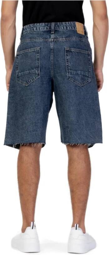 Only & Sons Only Sons Men& Shorts Blauw Heren