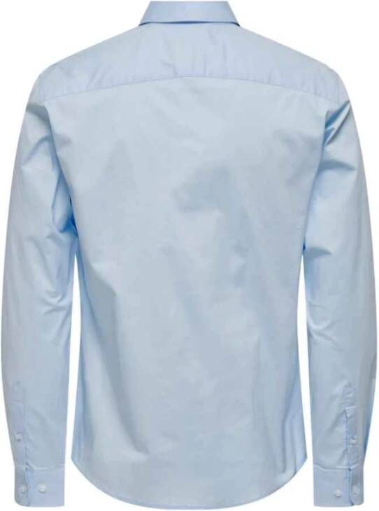 Only & Sons Overhemden Blue Heren