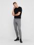 ONLY & SONS gemêleerde tapered fit it chino ONSMARK grijs melange - Thumbnail 6