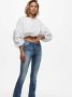 ONLY high waist flared jeans ONLPAOLA medium blue denim - Thumbnail 9
