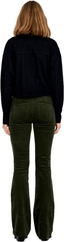 Only Flared Jeans Groen Dames