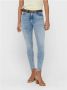 ONLY high waist skinny jeans ONLMILA light blue denim - Thumbnail 6