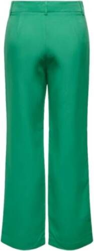 Only Mid Straight Pant Green Dames