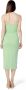 Only Turquoise V-hals Jurk Green Dames - Thumbnail 2