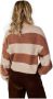 Only Gestreepte Bruine Gebreide Kleding voor Vrouwen Brown Dames - Thumbnail 4