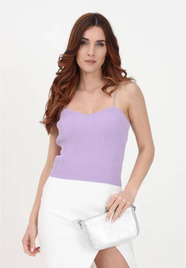 Only Sleeveless Tops Paars Dames