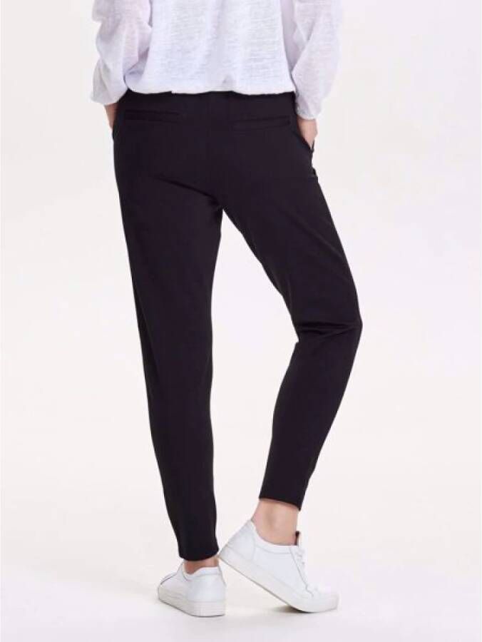 Only Slim-fit broek Zwart Dames