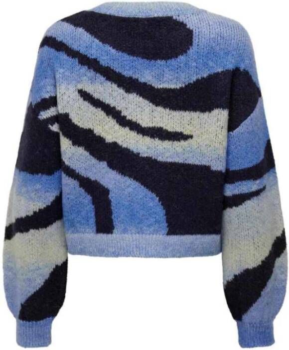 Only Stijlvolle Breiwerk Blauw Dames