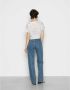 ONLY high waist wide leg jeans ONLCAMILLE medium blue denim - Thumbnail 6