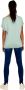 Only Dames-T-shirt Moster manches courtes col rond Blauw Dames - Thumbnail 6