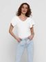 Only Achter Pullover T-Shirt Lente Zomer Collectie White Dames - Thumbnail 11
