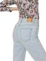 ONLY cropped high waist straight fit jeans ONLEMILY light blue denim - Thumbnail 3