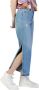 Only Blauwe effen Jeans met ritssluiting en knoopsluiting Blue Dames - Thumbnail 2