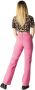 Only Roze effen jeans met ritssluiting en knoopsluiting Pink Dames - Thumbnail 2