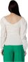 Only Beige V-Hals Gebreide Kleding voor Vrouwen Beige Dames - Thumbnail 2