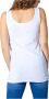 Only Witte Katoenen Tanktop met Bandjes White Dames - Thumbnail 3