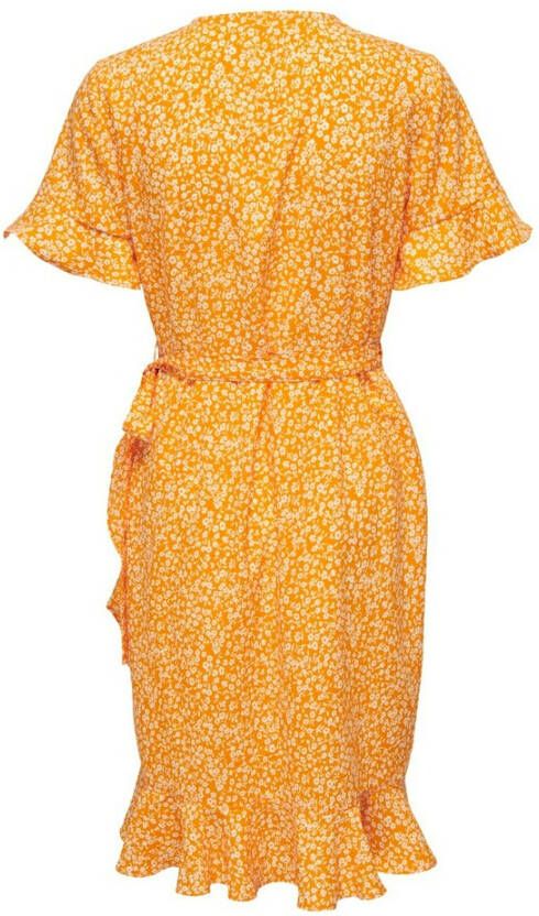 Only Wikkel jurken Oranje Dames