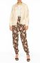 OOF Wear Witte Korte Jas met Franjes van Synthetisch Leer Beige Dames - Thumbnail 2