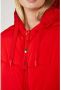 OOF Wear Rode Oversized Pufferjas Red Dames - Thumbnail 2
