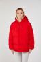 OOF Wear Rode Oversized Pufferjas Red Dames - Thumbnail 3