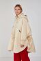 OOF Wear Gewatteerde cape met capuchon crème Beige Dames - Thumbnail 2